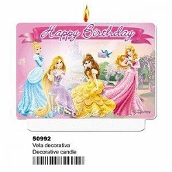 Comprar Vela Topper Princesas Disney en Masfiesta.es. Artículos de fiesta y decoración