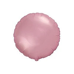 Globo Circulo Rosa Pastel Satinado de 45cm Estándar