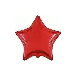 Comprar Globo Estrella Rojo de 23cm Con Palo y copa en Masfiesta.es. Artículos de fiesta y decoración