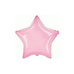Comprar Globo Estrella Rosa Pastel Mini de 23cm Con Palo y copa en Masfiesta.es. Artículos de fiesta y decoración