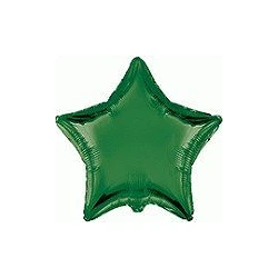 Comprar Globo Estrella Verde Mini de 23cm Con Palo y copa en Masfiesta.es. Artículos de fiesta y decoración