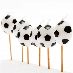 Comprar Mini velas Balones de Futbol (6) en Masfiesta.es. Artículos de fiesta y decoración