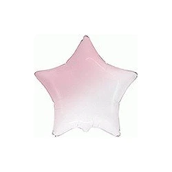 Comprar Globo Estrella Degradado Rosa pastel y Blanco de 45 cm Estándar. en Masfiesta.es. Artículos de fiesta y decoración