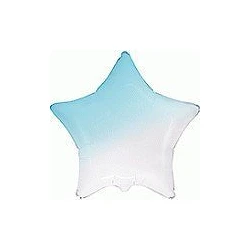 Comprar Globo Estrella Degradado Azul pastel y Blanco de 78cm en Masfiesta.es. Artículos de fiesta y decoración