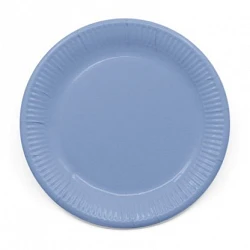 Platos de color Azul pastel 200 ml Eco-friendly Compostable (8) ul Pastel de 23 cm EcoFriendly Compostable (8)
