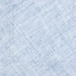 Servilletas grandes color Azul pastel de Triple Capa tacto textil Ecofriendly compostables (20)