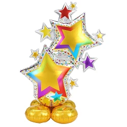 Comprar Globo Estrellas de Colores Airloonz en Masfiesta.es. Artículos de fiesta y decoración