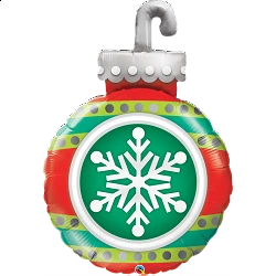 Comprar Globo Foil Bola de Navidad de 89cm en Masfiesta.es. Artículos de fiesta y decoración