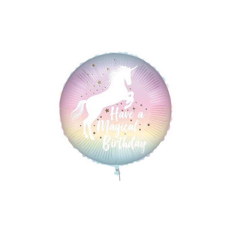 Comprar Globo foil Unicornio Magico de 46cm en Masfiesta.es. Artículos de fiesta y decoración Comprar Globo foil Unicornio Magico de 46cm en Masfiesta.es. Artículos de fiesta y decoración