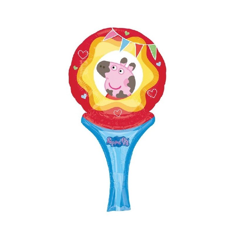 Comprar Globo Peppa Piga auto-inflable de 30x15cm en Masfiesta.es. Artículos de fiesta y decoración