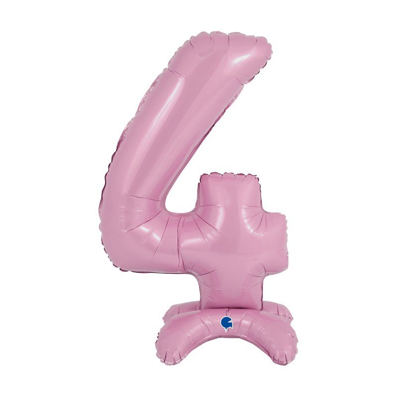 Comprar Globo Número 4 Rosa Pastel Standup de 64cm en Masfiesta.es. Artículos de fiesta y decoración Comprar Globo Número 4 Rosa Pastel Standup de 64cm en Masfiesta.es. Artículos de fiesta y decoración