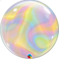 Comprar Globo Remolinos Iridiscente Bubble de 56cm en Masfiesta.es. Artículos de fiesta y decoración