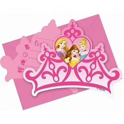 Comprar Invitaciones Princesas Disney (6) en Masfiesta.es. Artículos de fiesta y decoración
