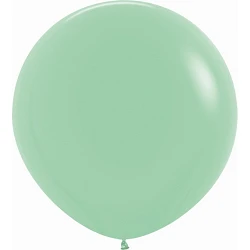 Globos de 90 cm aprox Color Verde Menta Solido (10 ud)
