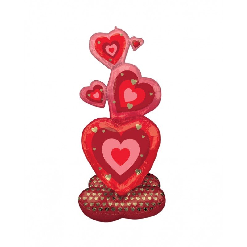 Comprar Globo Corazones Airloonz de 139x63cm en Masfiesta.es. Artículos de fiesta y decoración