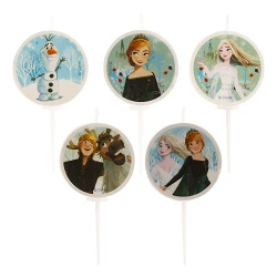 Comprar Velas Frozen II (5) en Masfiesta.es. Artículos de fiesta y decoración