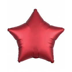 Comprar Globo Estrella Rojo Oscuro Satín de 48cm en Masfiesta.es. Artículos de fiesta y decoración