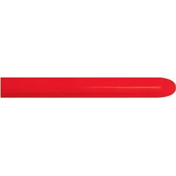 Globos Moldeables (160) Rojo Sólido de 150cmx2.5cm (100 ud)