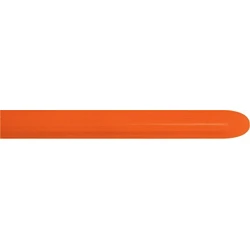 Globos Moldeables (160) Naranja Sólido de 150cmx2.5cm (100 ud)