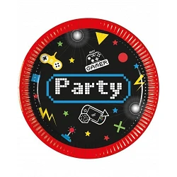Comprar Platos Game Party de 20cm (8) en Masfiesta.es. Artículos de fiesta y decoración