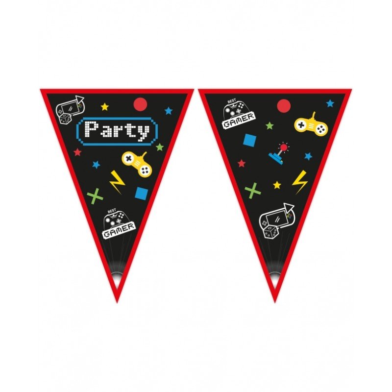 Comprar Banderín Game Party de 2.3m en Masfiesta.es. Artículos de fiesta y decoración