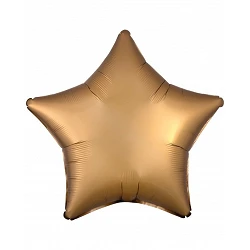 Comprar Globo Estrella color satin Dorado de 45cm en Masfiesta.es. Artículos de fiesta y decoración