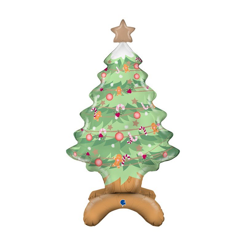 Comprar Globo Árbol de Navidad Standup de 79cm en Masfiesta.es. Artículos de fiesta y decoración