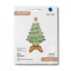 Comprar Globo Árbol de Navidad Standup de 79cm en Masfiesta.es. Artículos de fiesta y decoración