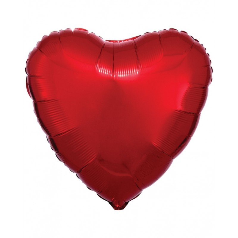 Comprar Globo Corazón Rojo Metal de 43cm aprox. en Masfiesta.es. Artículos de fiesta y decoración