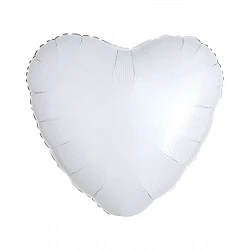 Comprar Globo Corazón Blanco Metal de 43cm aprox. en Masfiesta.es. Artículos de fiesta y decoración