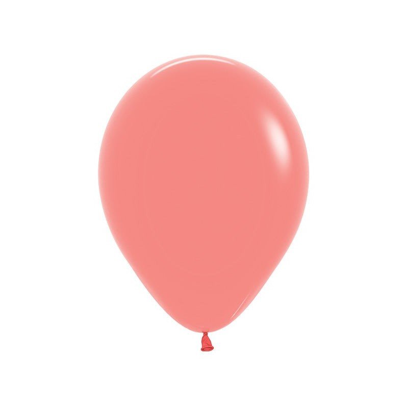 Comprar Globos Látex R12 Color Coral Tropical Solido (50 UD) en Masfiesta.es. Artículos de fiesta y decoración