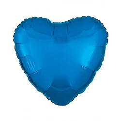 Comprar Globo Con Forma de Corazón de Aprox 45cm Color AZUL METAL en Masfiesta.es. Artículos de fiesta y decoración