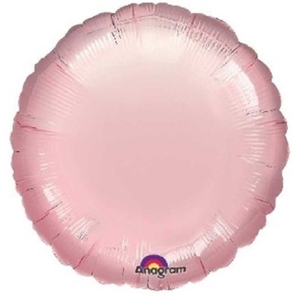 Globo Con Forma de Circulo de Aprox 45cm Color ROSA PASTEL -