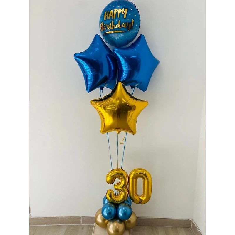 Comprar Ramo De Globos Happy Birthday AZUL en Masfiesta.es. Artículos de fiesta y decoración Comprar Ramo De Globos Happy Birthday AZUL en Masfiesta.es. Artículos de fiesta y decoración
