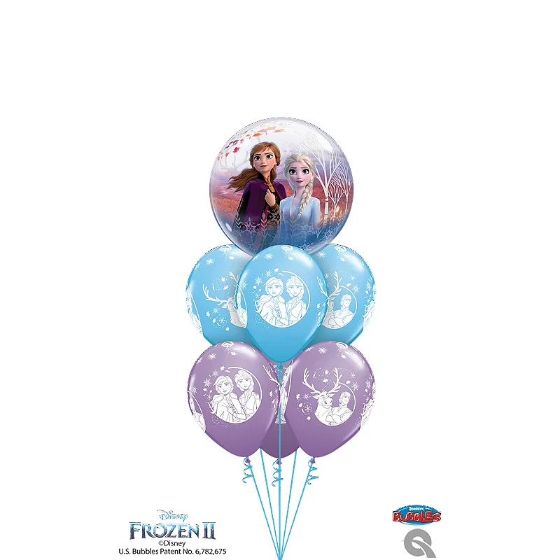 Comprar Ramo de globos burbuja frozen en Masfiesta.es. Artículos de fiesta y decoración