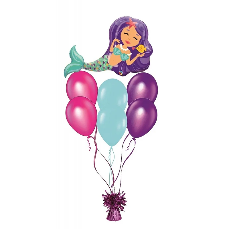 Comprar Ramo De Globos Sirena Flow en Masfiesta.es. Artículos de fiesta y decoración