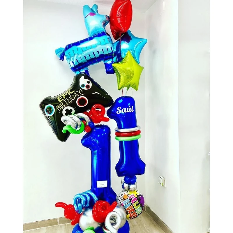 Comprar Ramo De Globos Bouquet Videojuego en Masfiesta.es. Artículos de fiesta y decoración