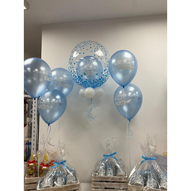 Comprar Ramo de globos burbuja Bautizo azul en Masfiesta.es. Artículos de fiesta y decoración Comprar Ramo de globos burbuja Bautizo azul en Masfiesta.es. Artículos de fiesta y decoración