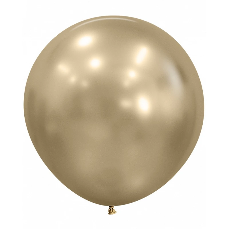 Comprar Globos Dorado Silk R24 de 60cm (10) en Masfiesta.es. Artículos de fiesta y decoración