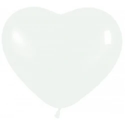 Comprar Globos de látex con forma de corazón Color Blanco Solido de aprox. 30cm. (50 ud) en Masfiesta.es. Artículos de fiesta...