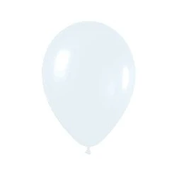 Comprar Globos Látex R5 Color Blanco Sólido de 13cm aprox (100 ud) en Masfiesta.es. Artículos de fiesta y decoración