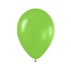 Comprar Globos Látex R5 Color Verde Lima Sólido de 13cm aprox (100 ud) en Masfiesta.es. Artículos de fiesta y decoración