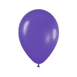Comprar Globos Látex R5 Color Violeta Sólido de 13cm aprox (100 ud) en Masfiesta.es. Artículos de fiesta y decoración