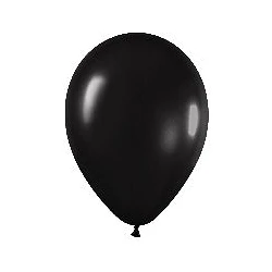 Comprar Globos Látex R5 Color Negro Metalizado de 13cm aprox (100 ud) en Masfiesta.es. Artículos de fiesta y decoración