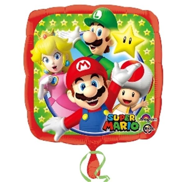 Super Mario Bros Party Mantel talla estadounidense Amscan 571554 