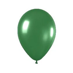 Comprar Globos Látex R5 Color Verde Metalizado de 13cm aprox (100 ud) en Masfiesta.es. Artículos de fiesta y decoración