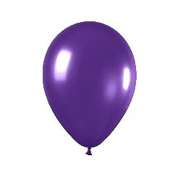 Comprar Globos Látex R5 Color Violeta Metalizado de 13cm aprox (100 ud) en Masfiesta.es. Artículos de fiesta y decoración