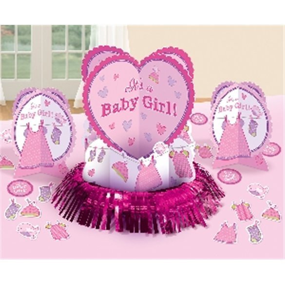 Kit decoracion mesa Baby Girl (23piezas)
