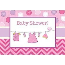 Invitaciones (8) Baby showerGirl