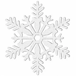 Decoracion colgante mini Copo de Nieve (4)